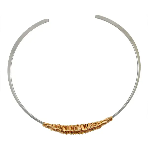 Juno Torque necklace silver