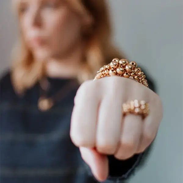 Rhea Gold Cuff - Image 3