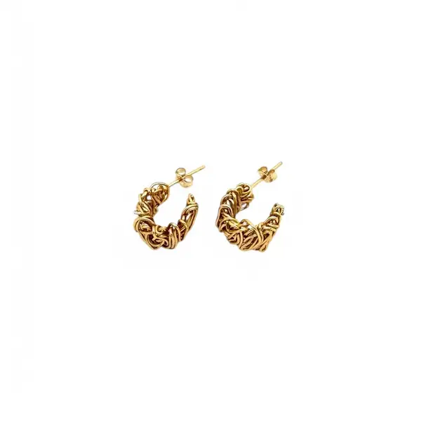 Doris Gold Earrings Mini - Image 3