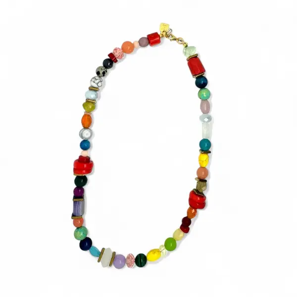 Small semi precious stone necklace