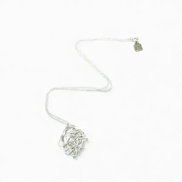 Eris Silver wire necklace