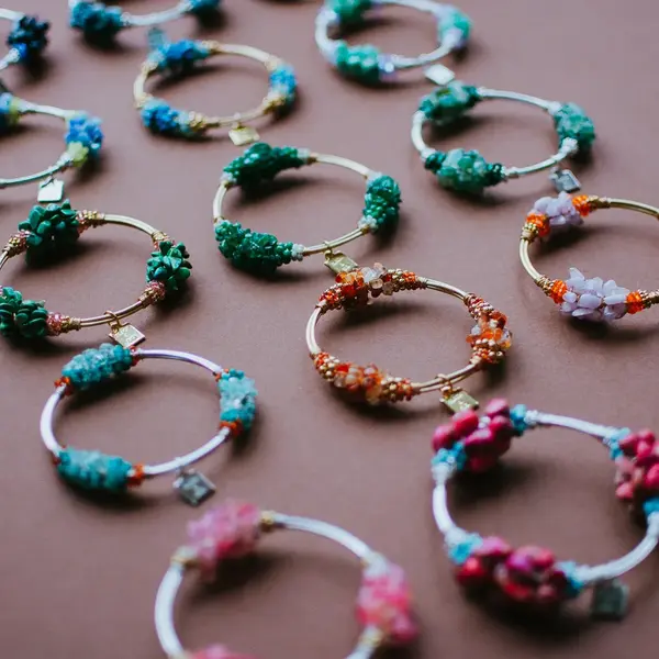 Cluster beaded bangle workshop