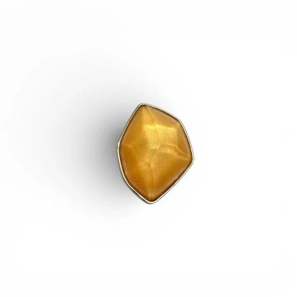 Golden Gem Stone Like Brooch