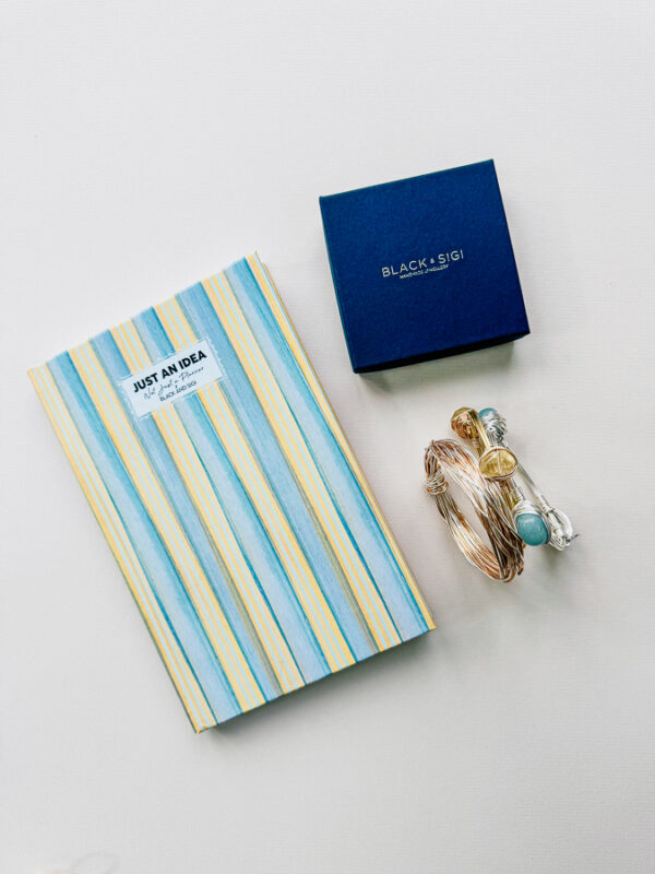 notebook and bangle gift set