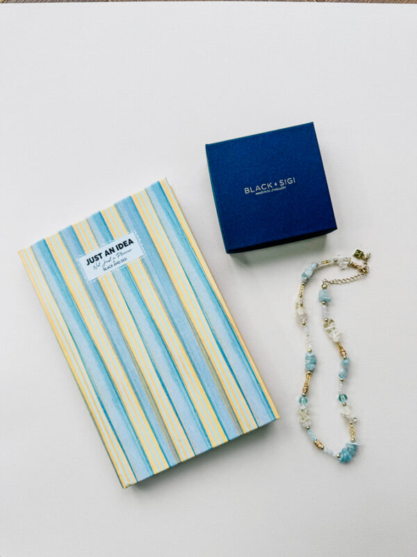 notebook and necklace gift set
