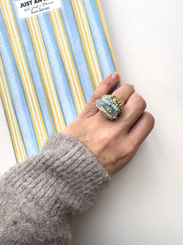 Not Just A Planner x Black and Sigi notebook and ring gift set | Cocktail Ring - Image 5